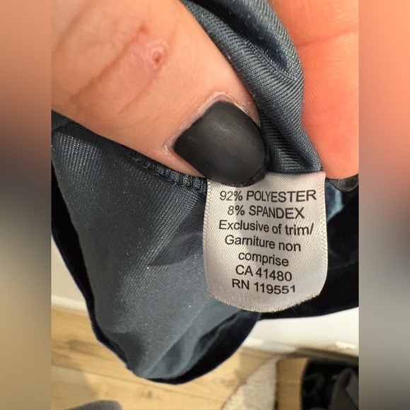 Gentle Fawn Midnight Blue Velvet Dress - Picture 7 of 8